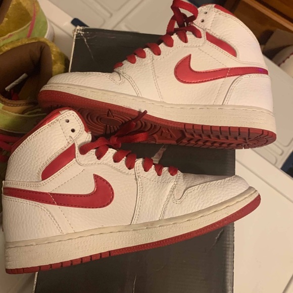 Nike Air Jordan 1 Retro High Gs Do The Right Thing White Varsity Red - Picture 2 of 6